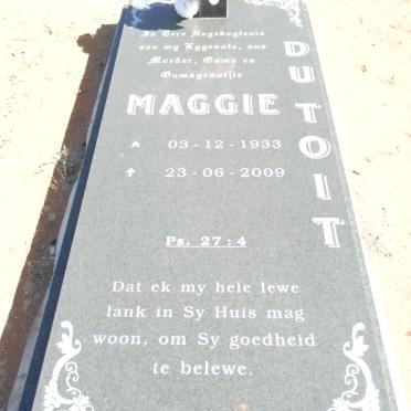 TOIT Maggie, du 1933-2009