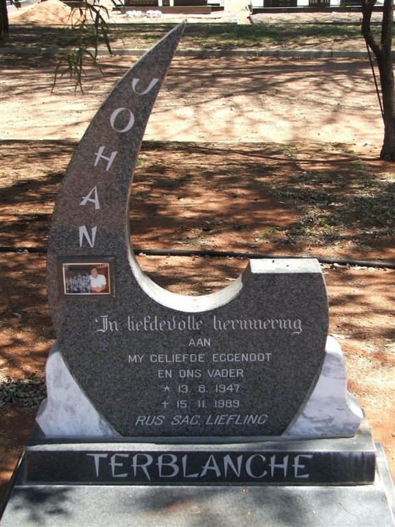 TERBLANCHE Johan 1947-1989