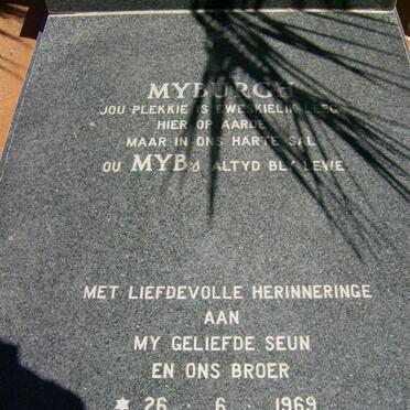 TOIT Myburgh, du 1969-1992