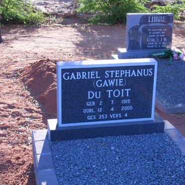 TOIT Gabriel Stephanus, du 1915-2000