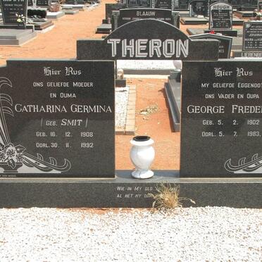 THERON George Frederik 1902-1983 &amp; Catharina Germina SMIT 1908-1992