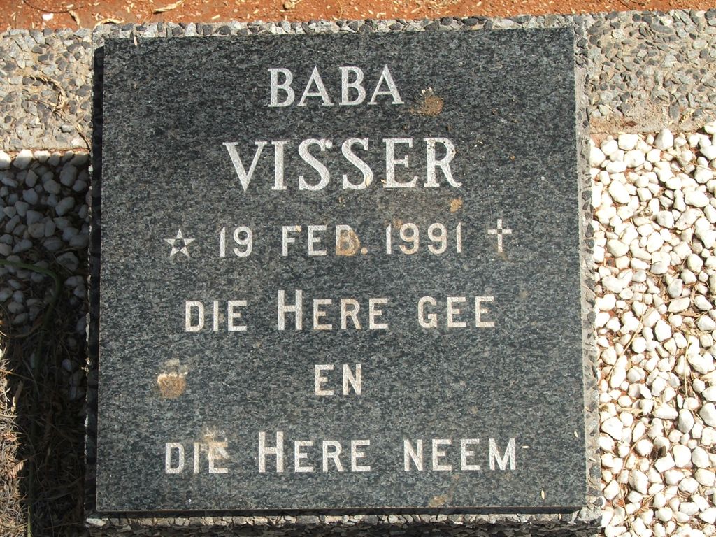 VISSER Baba 1991-1991