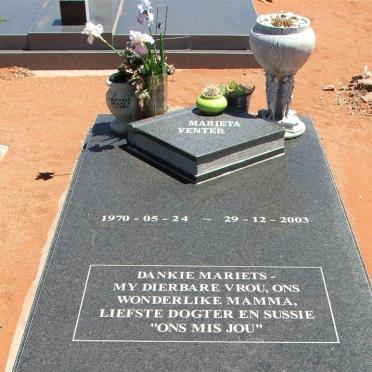 VENTER Marieta 1970-2003