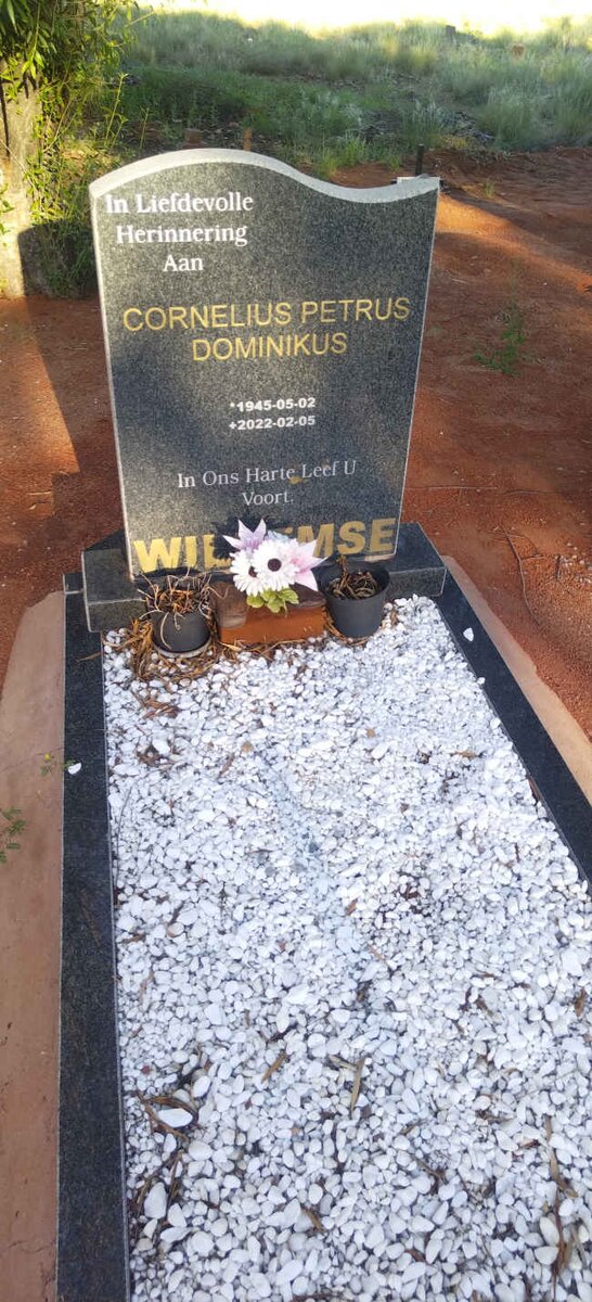 WILLEMSE Cornelius Petrus Dominikus 1945-2022
