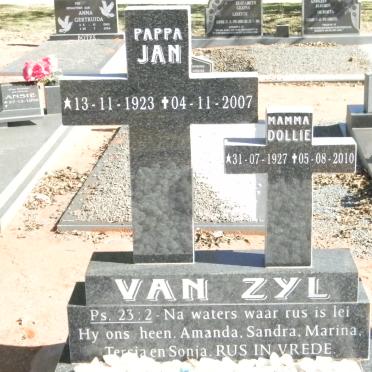 ZYL Jan, van 1923-2007 &amp; Dollie 1927-2010