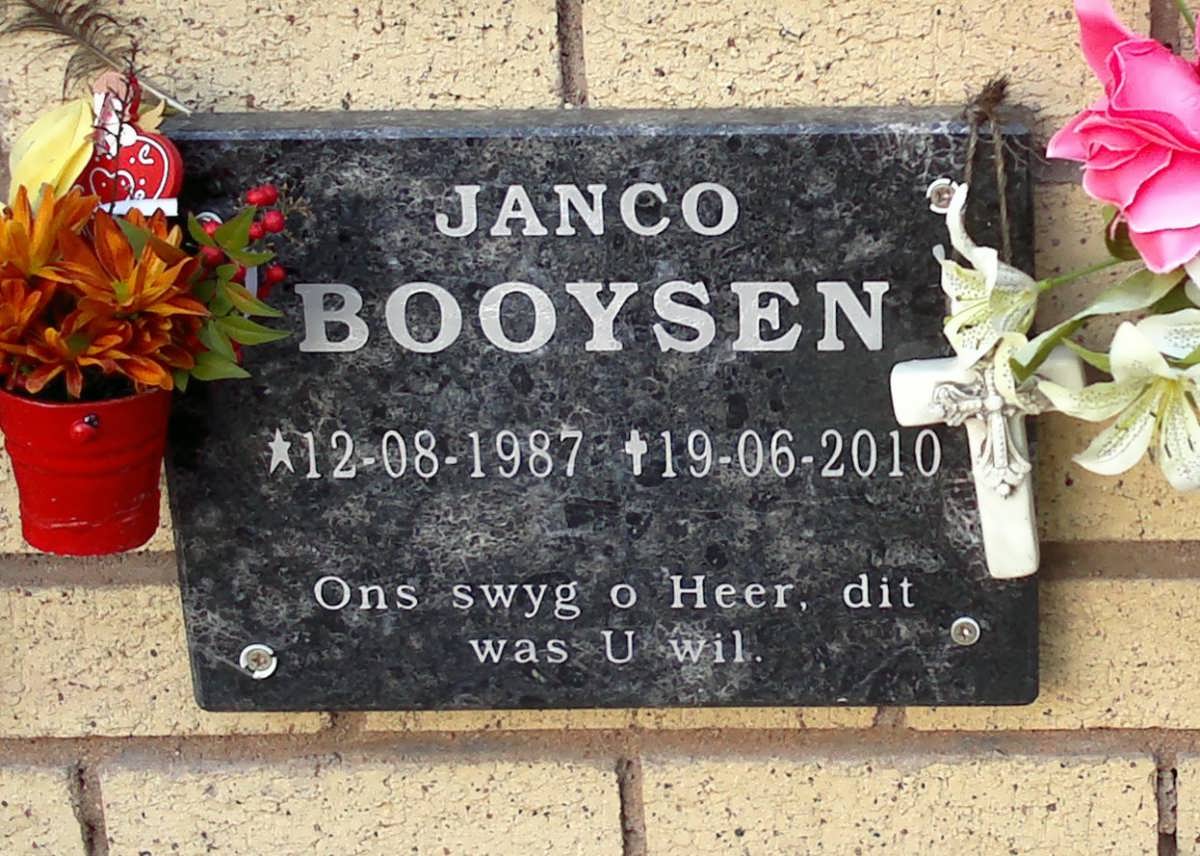 BOOYSEN Janco 1987-2010