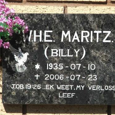 MARITZ W.H.E. 1935-2006