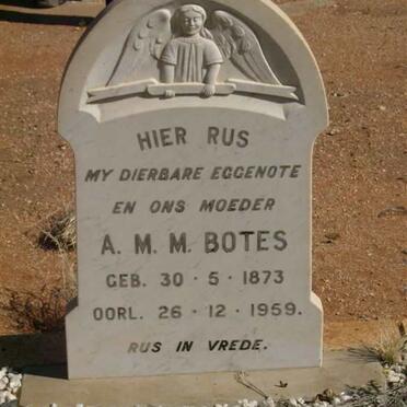 BOTES A.M.M. 1873-1959