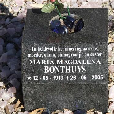 BONTHUYS Maria Magdalena 1913-2005