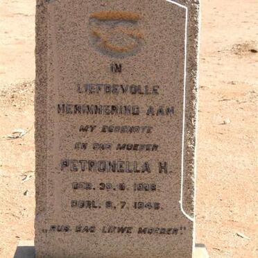 CARSTENS Petronella H. 1896-1946