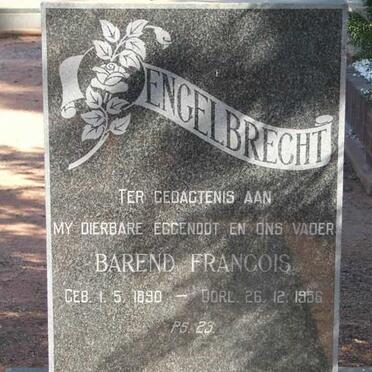 ENGELBRECHT Barend Francois 1890-1956