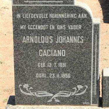 GAGIANO Arnoldus Johannes 1891-1956