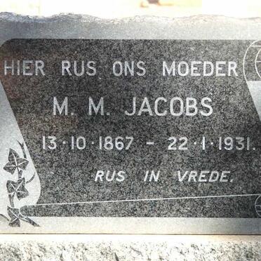 JACOBS M.M. 1867-1931