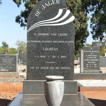 JAGER Lourens, de 1894-1965
