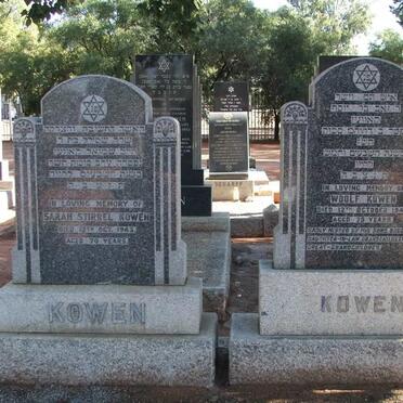 KOWEN Woolf -1946 &amp; Sarah Stirrel -1943