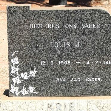 KRIEL Louis J. 1905-1964