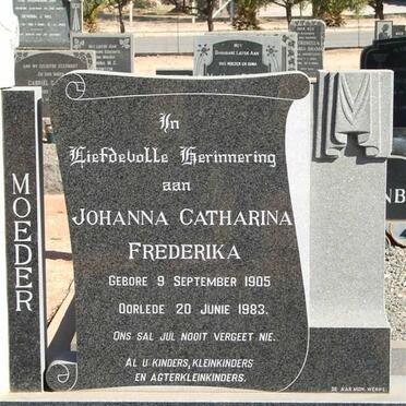 KRUGER Johanna Catharina Frederika 1905-1983