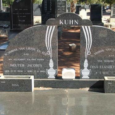 KUHN Wouter Jacobus 1930-1965 &amp; Dina Elizabeth NEL 1933-1966