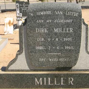 MILLER Dirk 1906-1960