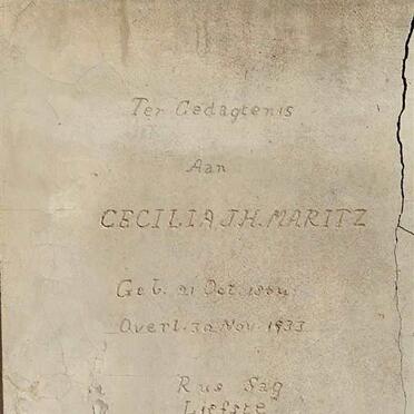 MARITZ Cecilia J.H. 1854-1933