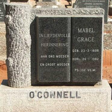 O'CONNELL Peter Johannes 1896-1965 &amp; Mabel Grace 1898-1982