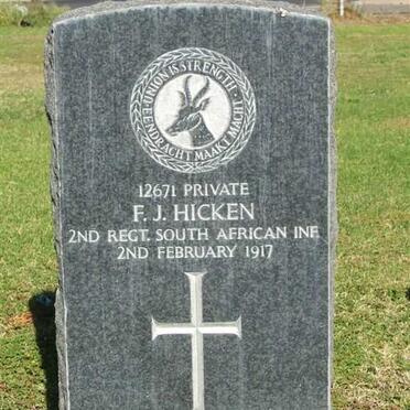 HICKEN F.J. -1917