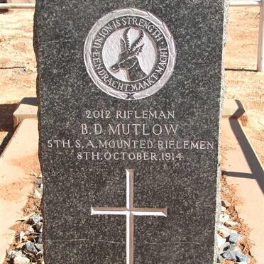 MUTLOW B. D. -1914