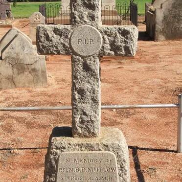 MUTLOW B. D. -1914
