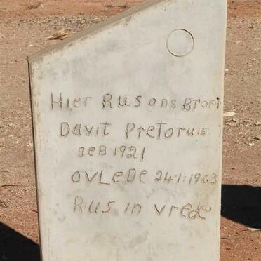 PRETORUIS Davit 1921-1963