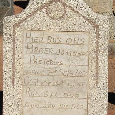 PRETORUIS Johannes 1907-1963