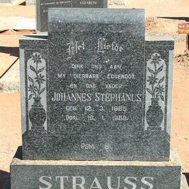 STRAUSS Johannes Stephanus 1885-1968