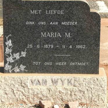 WYK Maria M., van 1879-1962