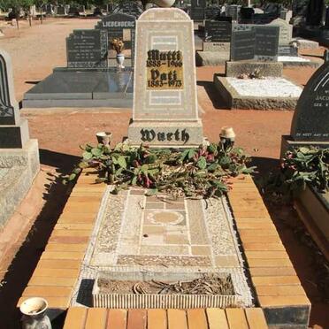 WURTH Vati 1883-1973 &amp; Mutti 1888-1966