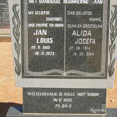 WEPENER Jan Louis 1905-1973 &amp; Alida Jocefa 1914-2004