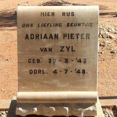 ZYL Adriaan Pieter, van 1942-1948