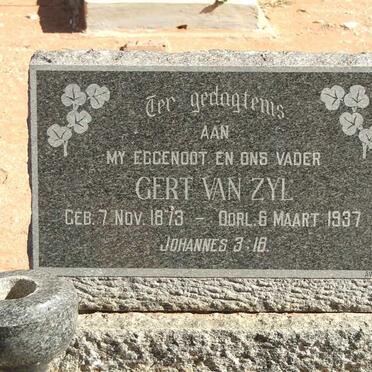 ZYL Gert, van 1873-1937