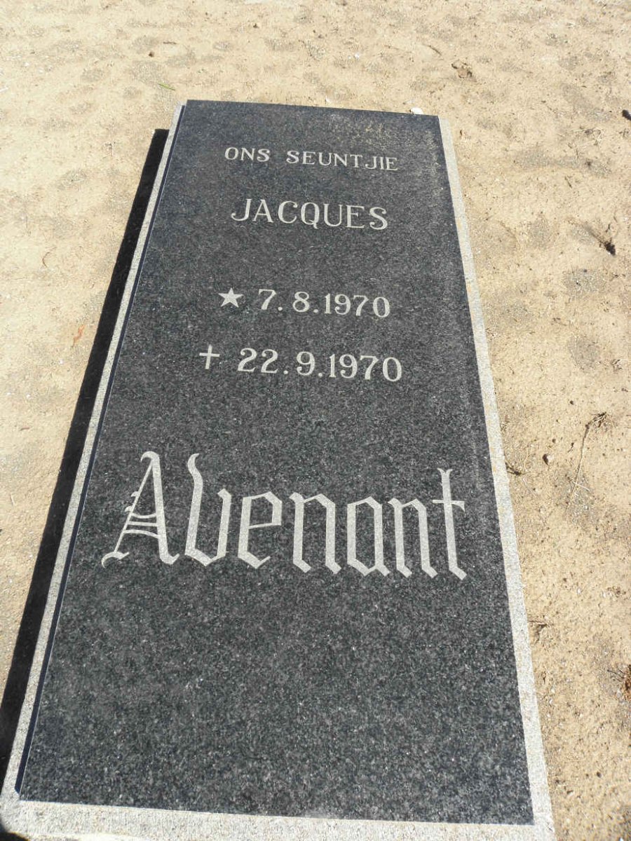 AVENANT Jaques 1970-1970