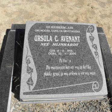 AVANANT Ursula nee MIJNHARDT 1905-2000