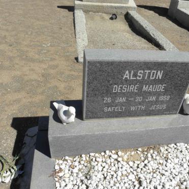 ALSTON Desire Maude 1958-1958