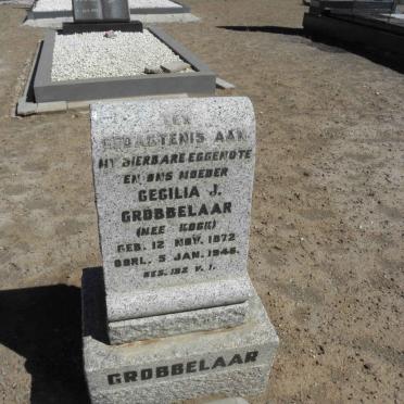 GROBBELAAR Cecilia J. nee KOCK 1872-1946