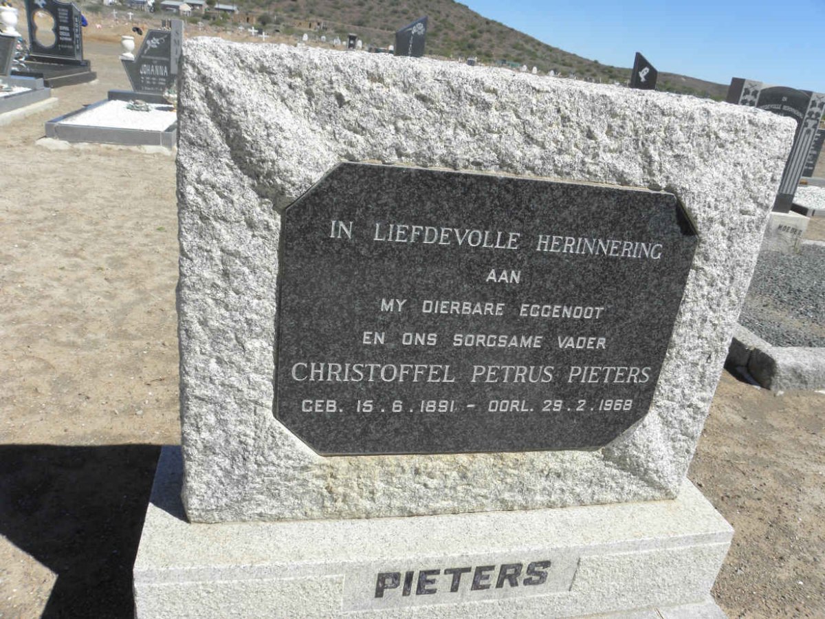 PIETERSE Christoffel Petrus 1891-1969