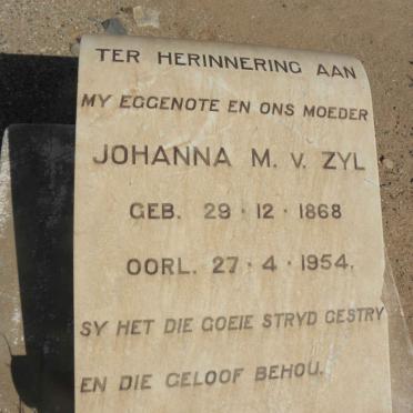 ZYL Johanna M., v. 1868-1954