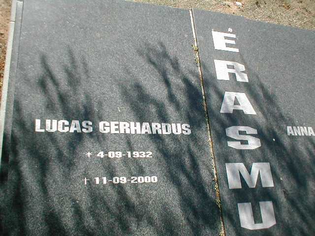 ERASMUS Lucas Gerhardus 1932-2000