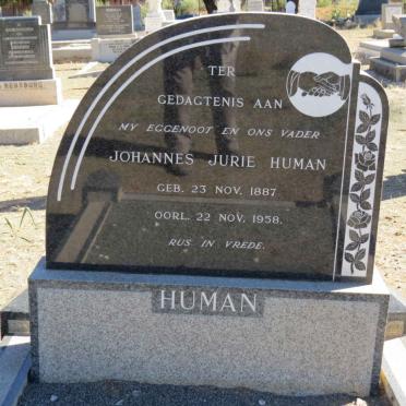 HUMAN Johannes Jurie 1887-1958