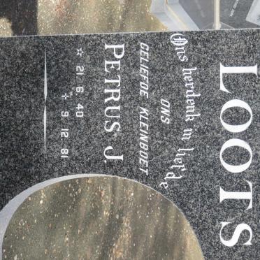 LOOTS Petrus J.J. 1931-1981 :: LOOTS Petrus 1940-1981