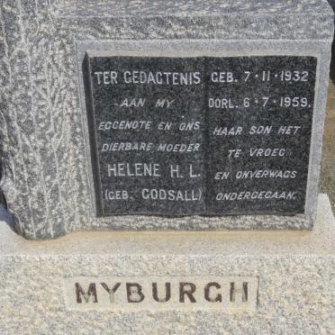MYBURGH Helene H.L. nee GODSALL 1932-1959