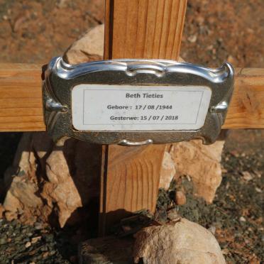 TIETIES Beth 1944-2018