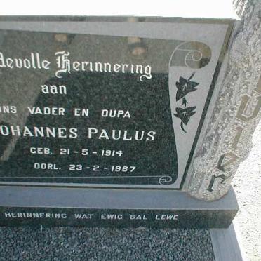 OLIVIER Johannes Paulus 1914-1987