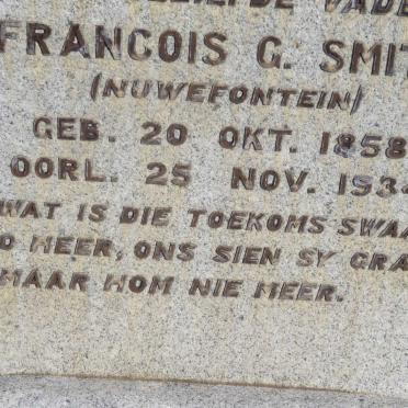 SMITH Francois G. 1858-1934