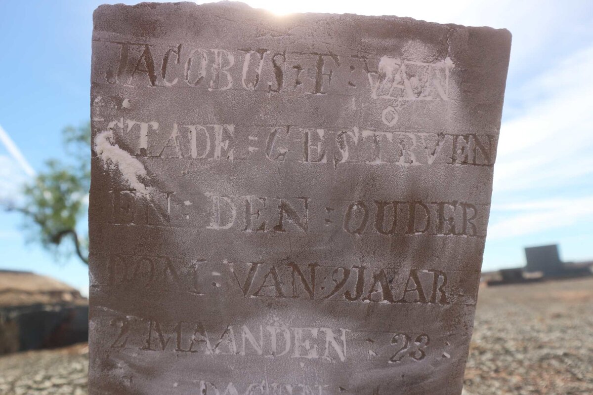 STADE Jacobus F., van